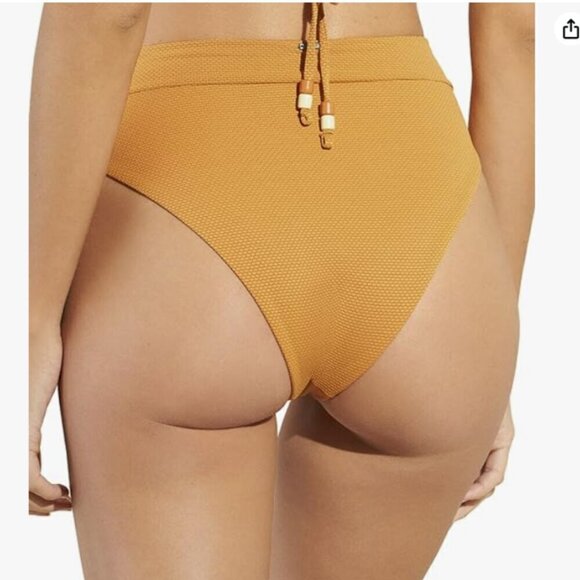 Maaji  Suzy Q Golden Hour High Rise Reversible Bikini Bottom Floral Size 3XL - Picture 3 of 4